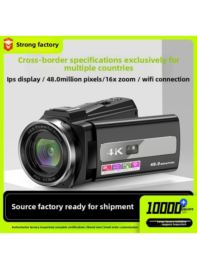 Generic 56 Million Pixel 4K HD Digital Camera Wireless Live Camera Shooting-Body Color:Standard Package-upgraded Version (excluding Card)  - Image 2