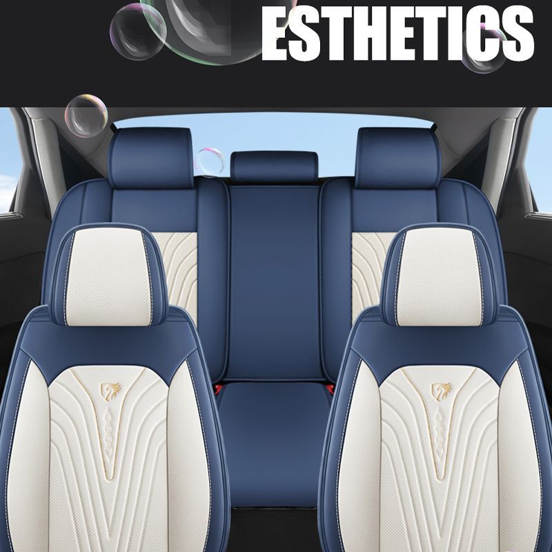 تشانجان مجموعة كاملة من أغطية مقاعد السيارات لسيارات CHANGAN CS75، حماية للمقاعد الأمامية والخلفية، فاخرة بتصميمات متعددة - Image 5