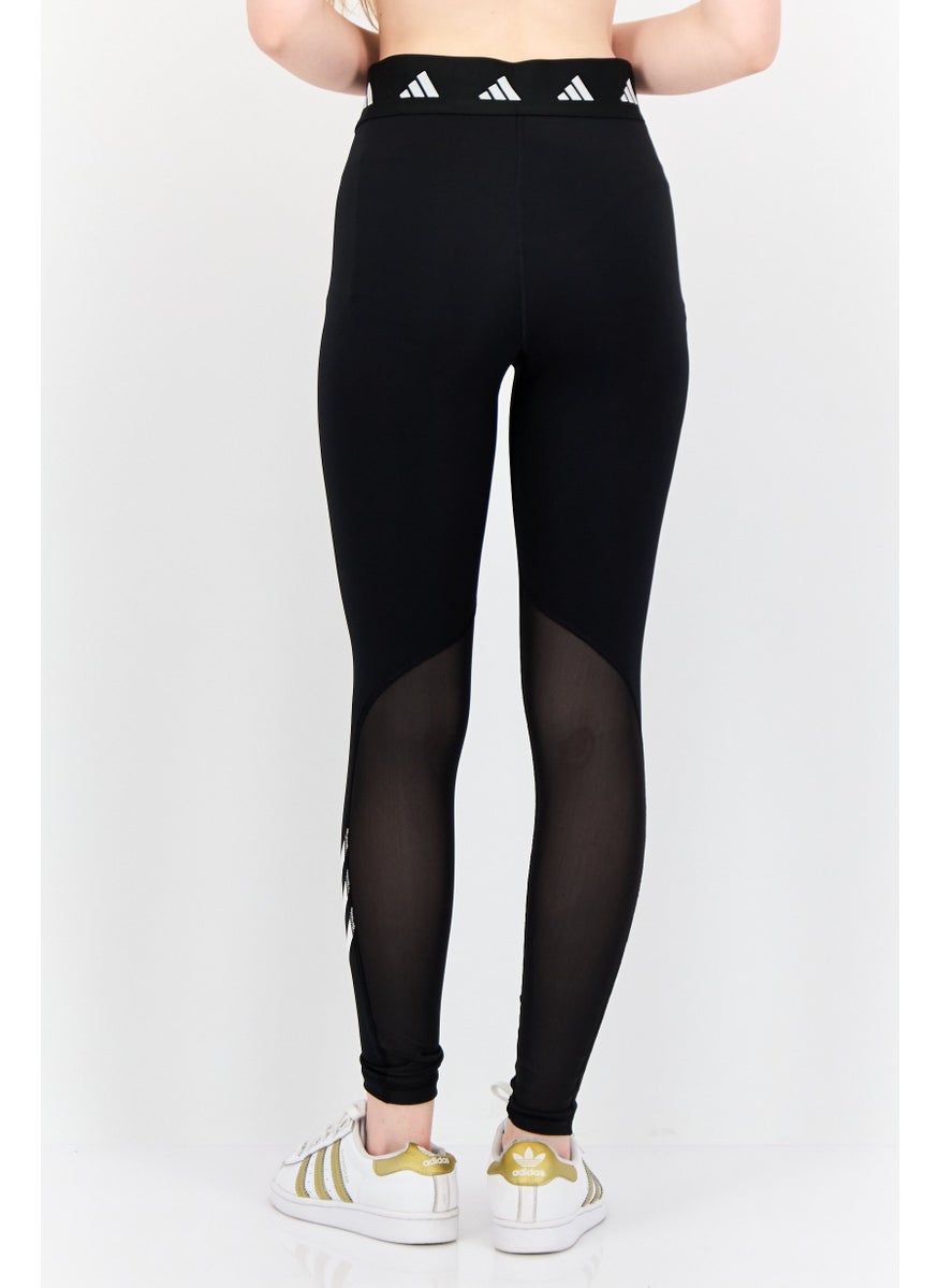 Adidas Women Tight Fit High Rise Training Leggings, Black  - Image 3