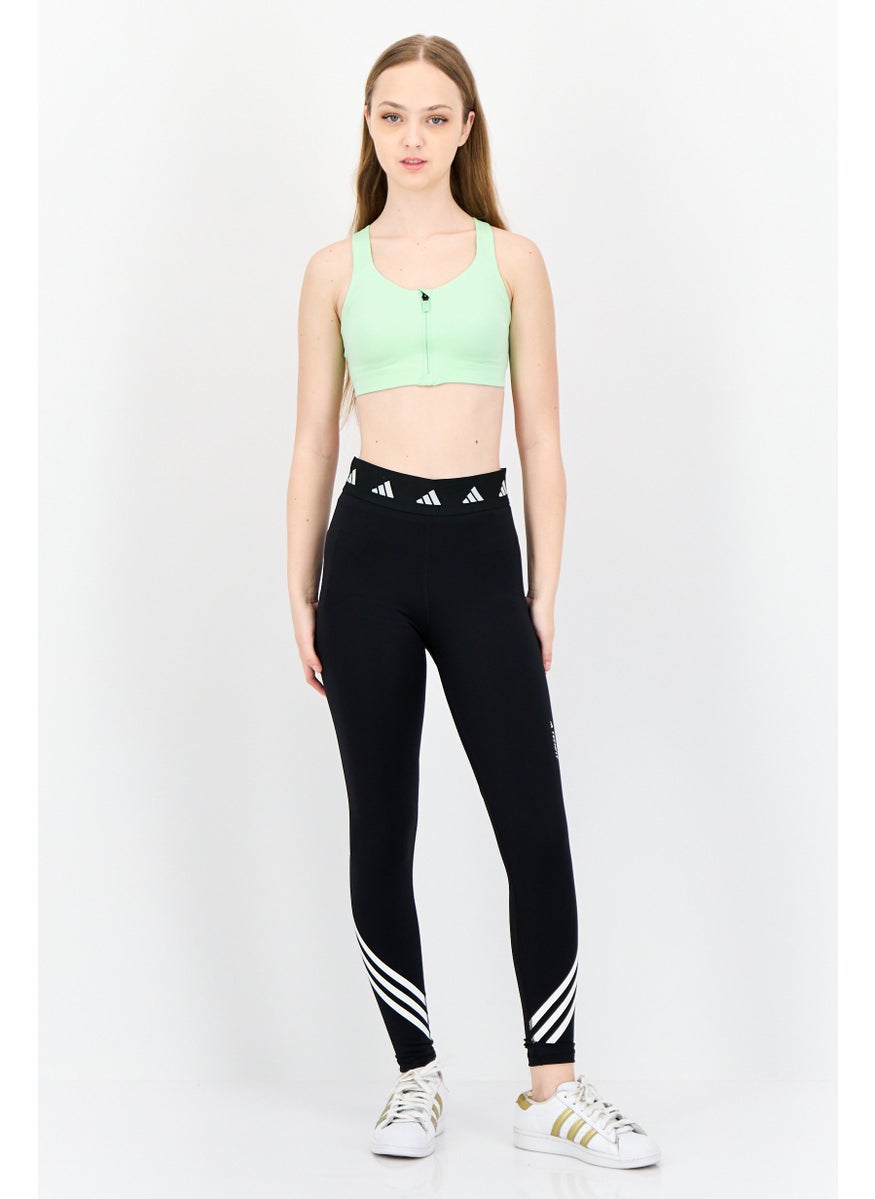 Adidas Women Tight Fit High Rise Training Leggings, Black  - Image 4