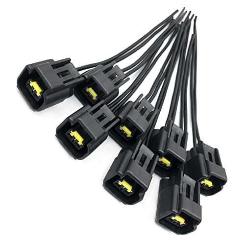 FainWan 8pcs Ignition Coil Connector Plug Pigtail Harness with Wires Compatible with Fo-rd F-150 F-250 F-350 E-150 E-250 E-350 - Image 1