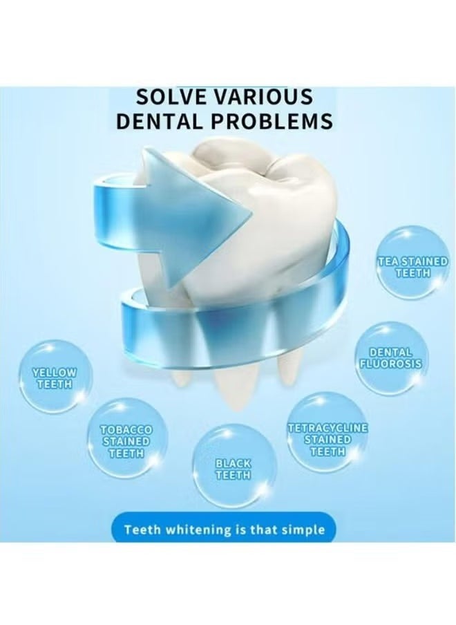 SMILEKIT Wireless Teeth Whitening Kit with 4 Teeth Whitening Gel Pen with Carbamide Peroxide Whitening Agent - 16x More Powerful LED Accelerator Light - for Sensitive Teeth Gums Braces Care Oral Care-Black  - Image 3