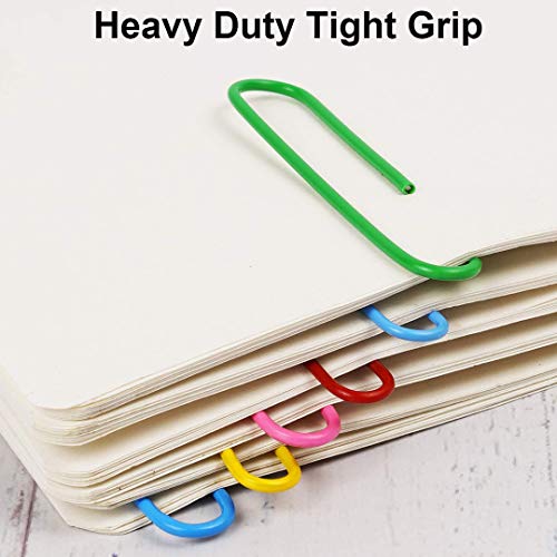 Vinaco Paper Clips?100PCS Paper Clips Large 2 Inch (50mm), Durable & Rust Resistant Colored Paper Clips Ideal for Office School and Personal Document Organization - Image 5