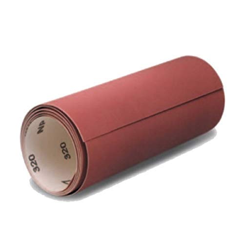 Sandcastle 5 Meter Emery Cloth Roll 80 100 150 220 320 Grit - 4 Inch Wide Sand Paper Sturdy - Grinding Polishing Wood Working Walls Automotive - Image 1