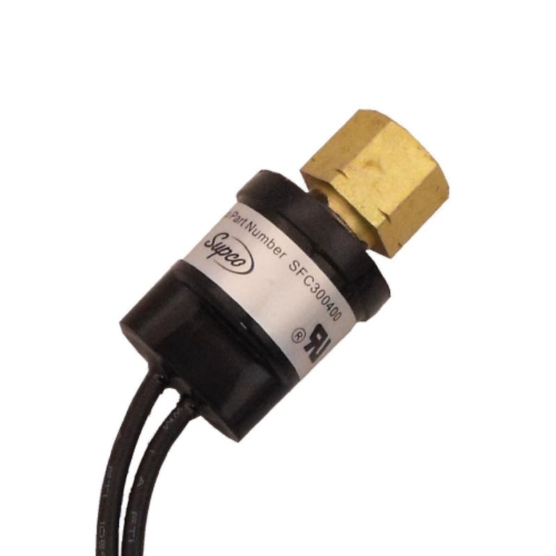 Supco شركة قطع الغيار المغلقة (SUPCO) مفتاح ضغط SFC300400 300 PSI، دورة مروحة LP - Image 2