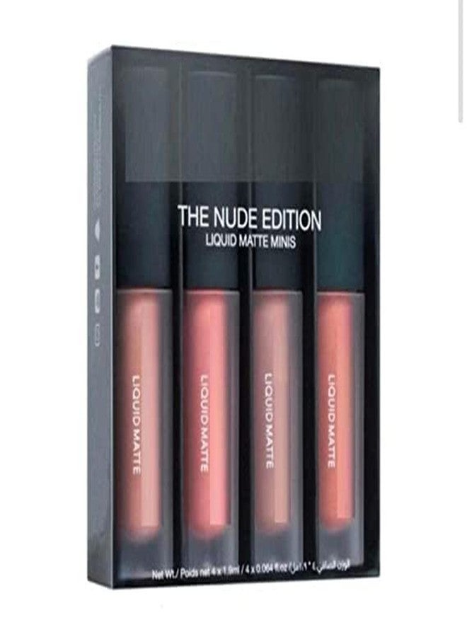 SEINON'S Liquid Matte Minis Lipstick Nude Edition And Red Edition Liquid Matte Mini Lipstick (Pack Of 8) - Image 3