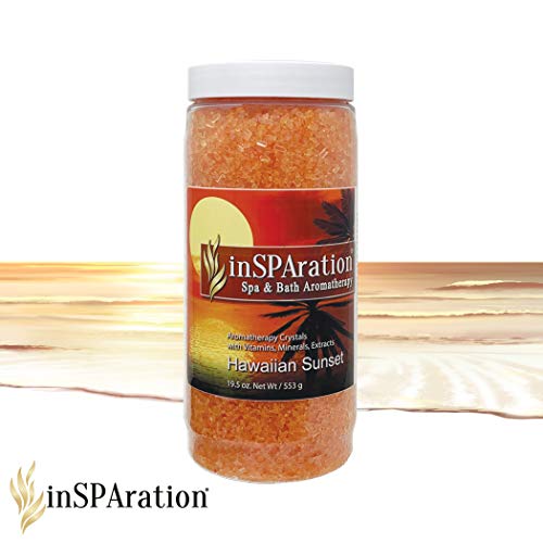 InSPAration 7460C Hawaiian Sunset Crystal for Spa and Hot Tubs, 19-Ounce,Orange - Image 2
