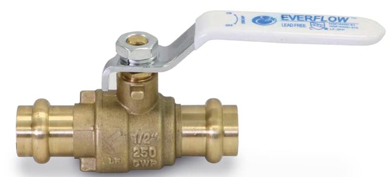 34 Press Ball Valve Full Port