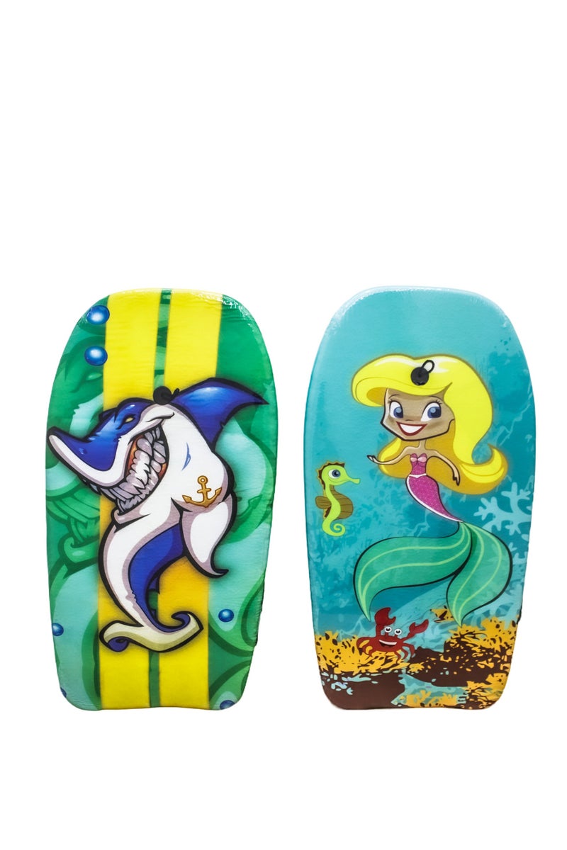 AL QADAH Surfing Board 82x46x5cm Mixed Design Printing Lightweight Durable Paddle Board for Beach and Water Sports - Image 2