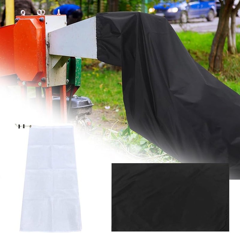 Large Capacity Black Wood Shredder Debris Bag Portable For Landscaping Gardening - Image 3