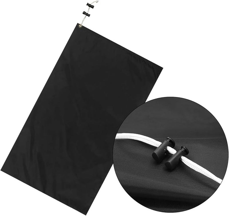 Large Capacity Black Wood Shredder Debris Bag Portable For Landscaping Gardening - Image 5