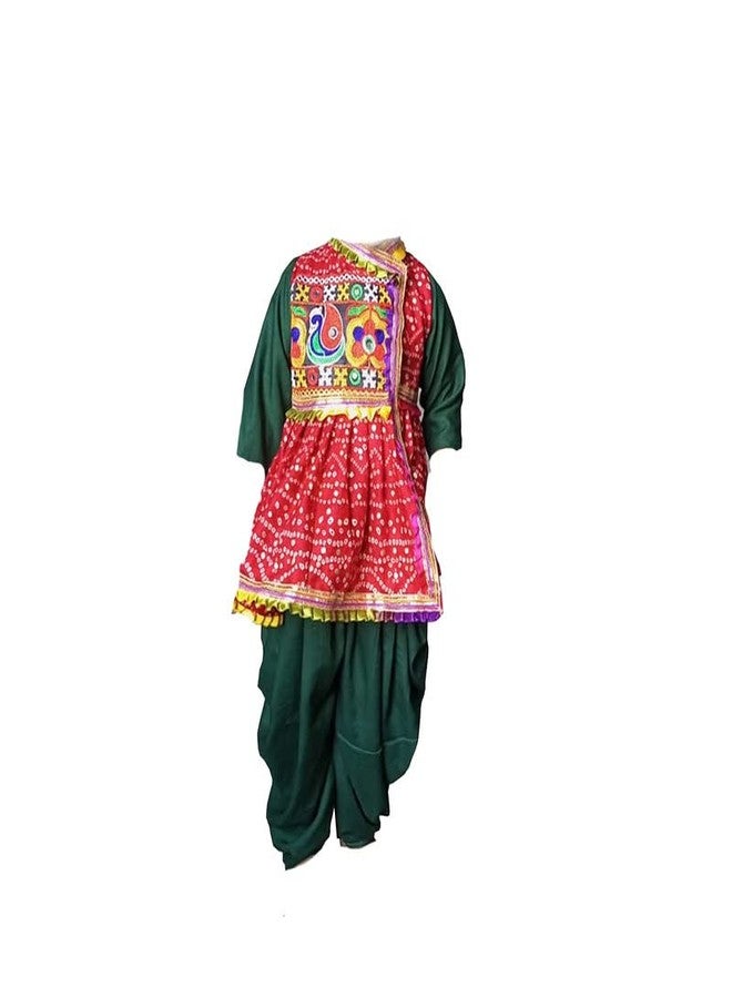 Aglare Cotton Gujarati Kedia Dhoti Dress For Boys,Kedia,Kurta Set For Boys Small And Adult,Stitched Red - Image 1