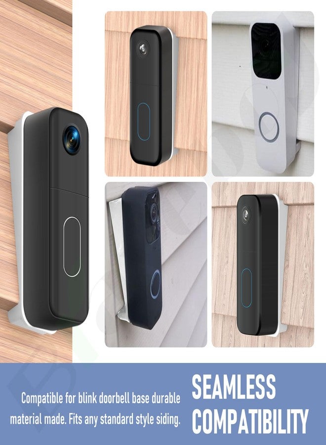 Braveboy Vinyl Siding Mount Compatible with Blink Doorbell, Doorbell Mount Angle Mount Wedge Use for Blink Video Doorbell, Included Mounting Hardware - Solve The Problem of The Doorbell Tilt - Image 3