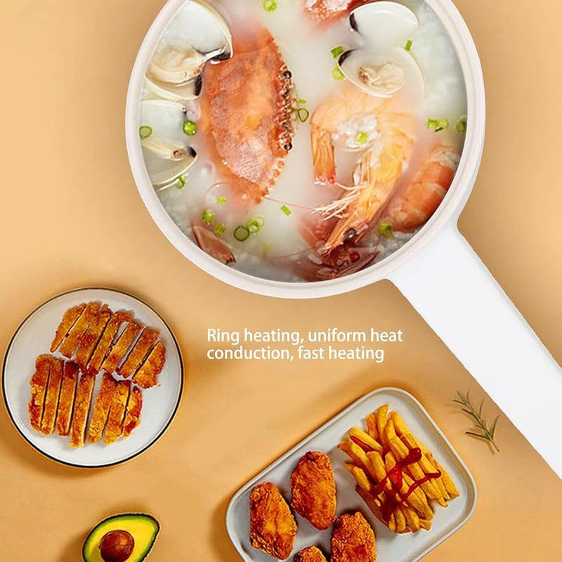 Electric Steamer Cooker 1 8L Multifunctional With Annular Heating US Plug 110V - Image 5