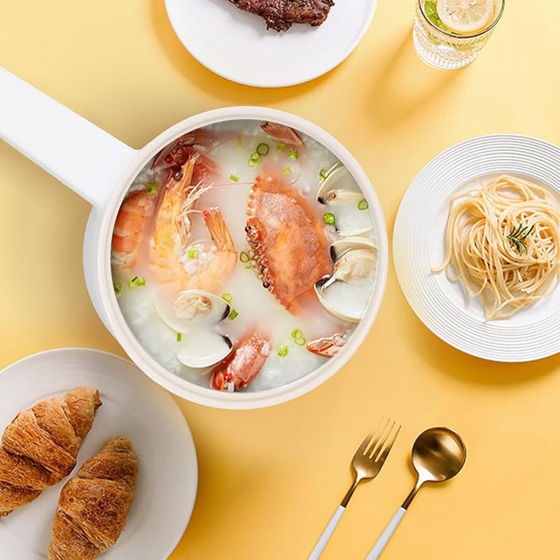 Electric Steamer Cooker 1 8L Multifunctional With Annular Heating US Plug 110V - Image 3