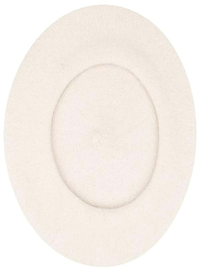 Vikodah Wool French Beret Hat Solid Color Beret Cap for Women Girls, Beige, M - Image 4