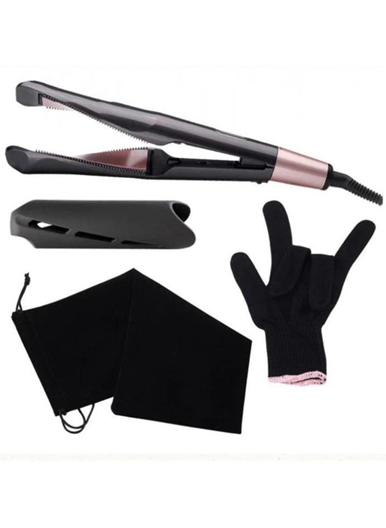 KUYING Spiral Twist Curling Iron Dual-Purpose Straight Hair Straightener Curling Iron  - Image 2