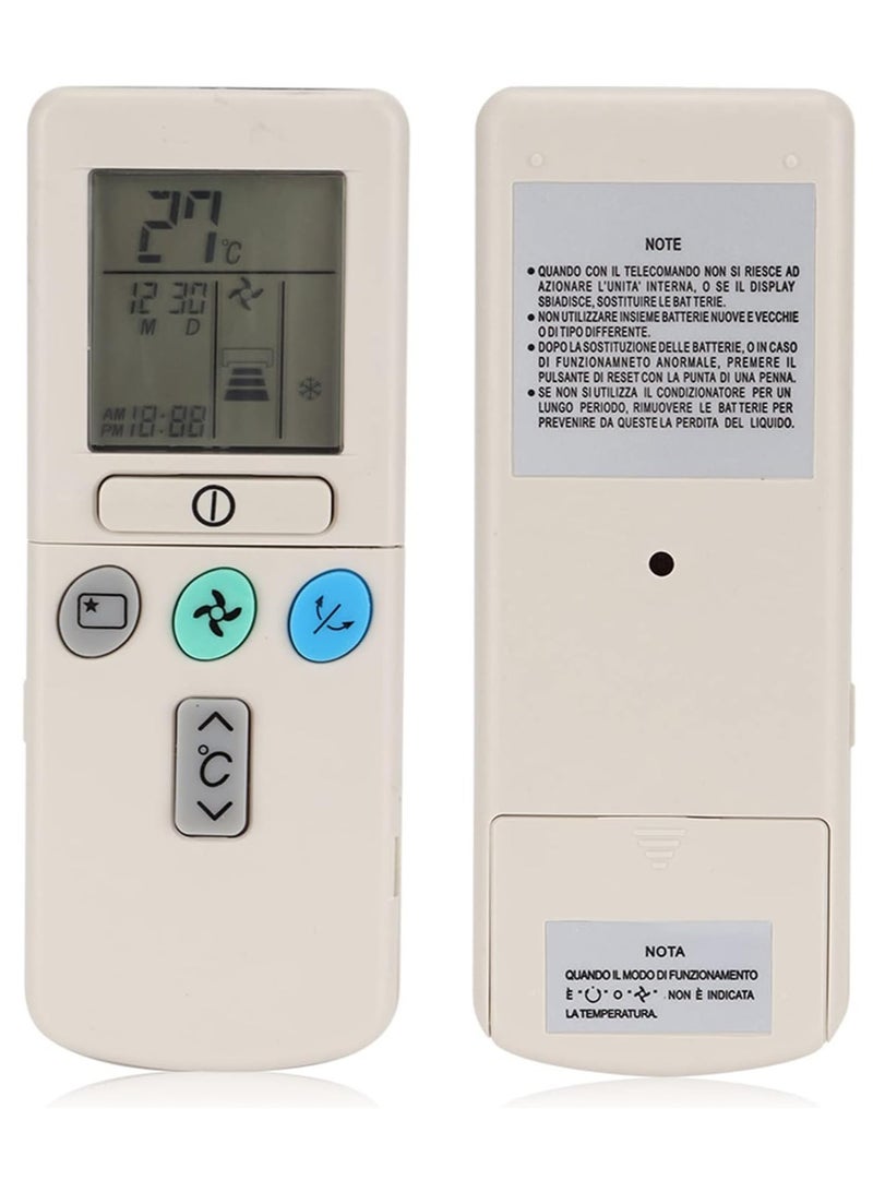 ELTERAZONE New Universal AC air conditioner Remote control General Use, Air Conditioner, Universal Remote Control Replaced Remote Control Compatible with RAR-2A1 RAR-52P1 - Image 1