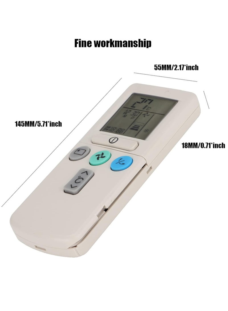 ELTERAZONE New Universal AC air conditioner Remote control General Use, Air Conditioner, Universal Remote Control Replaced Remote Control Compatible with RAR-2A1 RAR-52P1 - Image 3