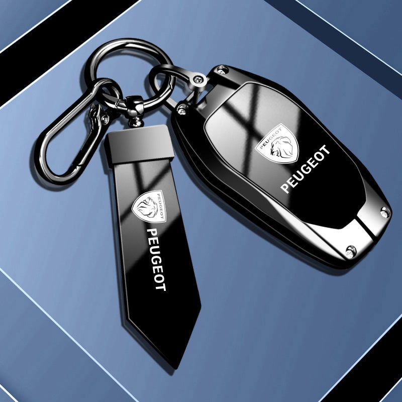 Suitable For Peugeot 308 Key Case 408X Car 5008 4008 3008 Key Case 408 Buckle 580L Shell - Image 4