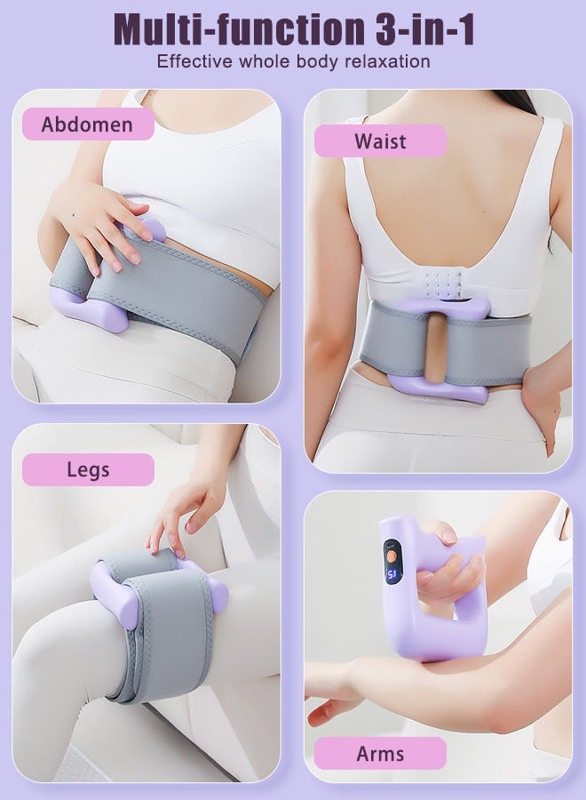 Super ZYouth Mini Massage Gun Deep Tissues Muscle Massager Ring With 3 Modes, 5 Speeds for Muscle Fatigue And Toning, Portable Massage Device for Shoulder, Waist And Leg. The Best Gift  - Image 4