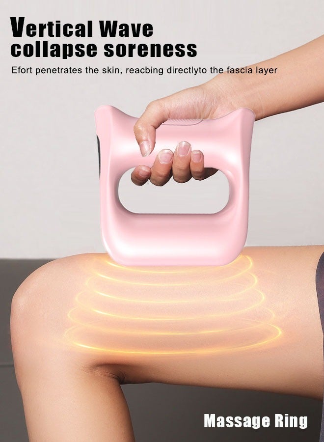 Super ZYouth Mini Massage Gun Deep Tissues Muscle Massager Ring With 3 Modes, 5 Speeds for Muscle Fatigue And Toning, Portable Massage Device for Shoulder, Waist And Leg. The Best Gift  - Image 1