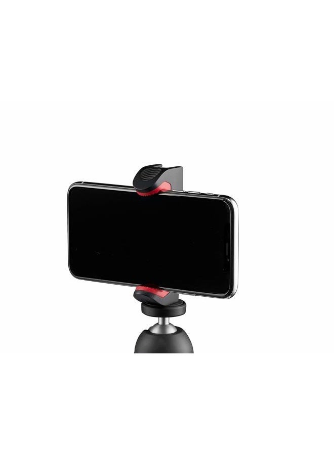 Manfrotto Universal Smartphone Clamp, Pro Version (MCPIXI), for Mini Camera Tripod, Table Tripod,Compact Tripod, Vlogging, Black - Image 2