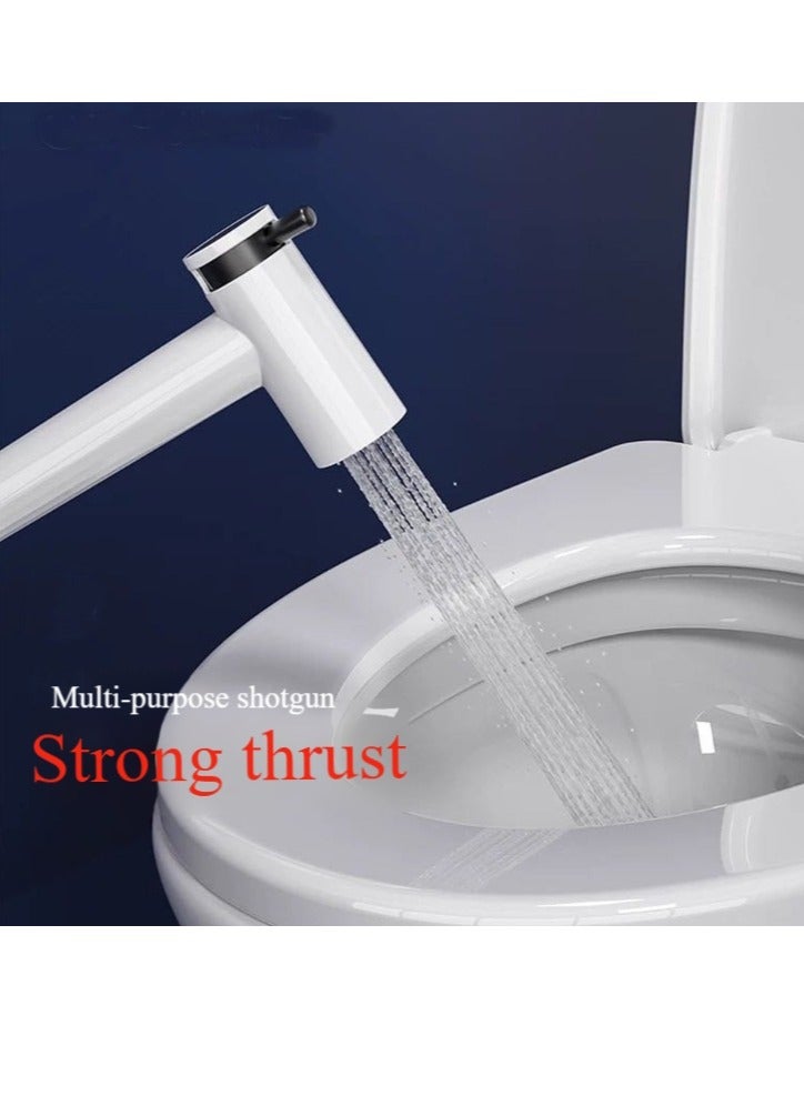 Portable electric flushing equipment toilet with 3-speed automatic flushing device, advanced travel sprayer, personal hygiene handheld sprayer, perfect for home, office and outdoor use  - Image 1