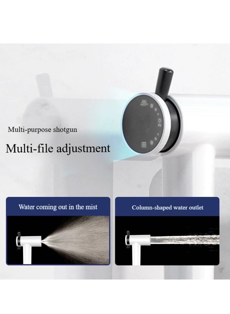 Portable electric flushing equipment toilet with 3-speed automatic flushing device, advanced travel sprayer, personal hygiene handheld sprayer, perfect for home, office and outdoor use  - Image 2
