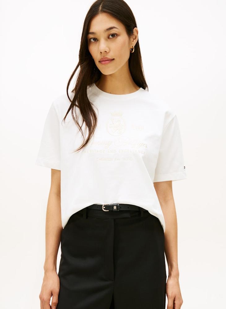TOMMY HILFIGER Graphic Crew Neck T-Shirt - Image 1