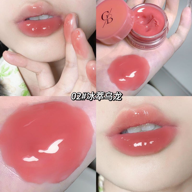 Gegebear Filling Lip Glaze Jam Lip Gloss Shantou Makeup Student Lip Gloss Mirror Water Cheap Lipstick - Image 3