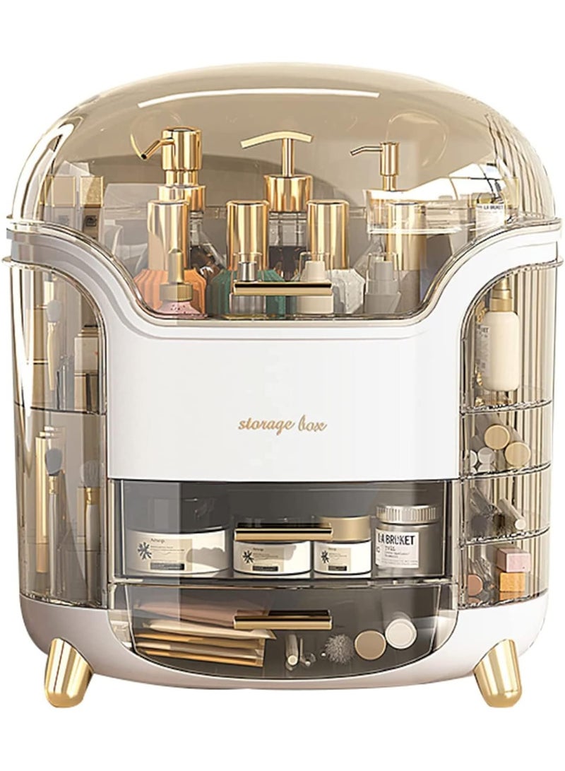 U-HOOME Cosmetic Display Case Make up Organizer Skin Care Organizer, SkinCare Organizers for Bathroom Countertop,Bedroom Vanity Organizer Desk and Travel - Image 2