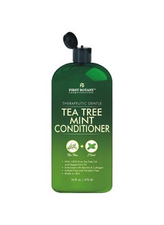 First Botany , Tea Tree Oil Conditioner 16 Fl Oz - Anti Dandruff Natural Oil Conditioner For Dry Itchy & Flaky Scalp - Sulfate Free Paraben Free Cleanser - Prevents Head Lice & Thinning  - Image 1