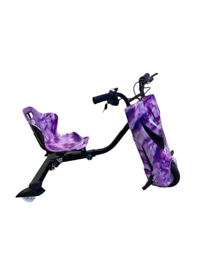 Shard 36V Drifting Scooter 3 Wheel Electric Scooter - 3 Lights - Shock Absorber Safety Gears Speed Up To 20KM/h Driving Modes- Bluetooth- Speaker mix color 1 - Image 1