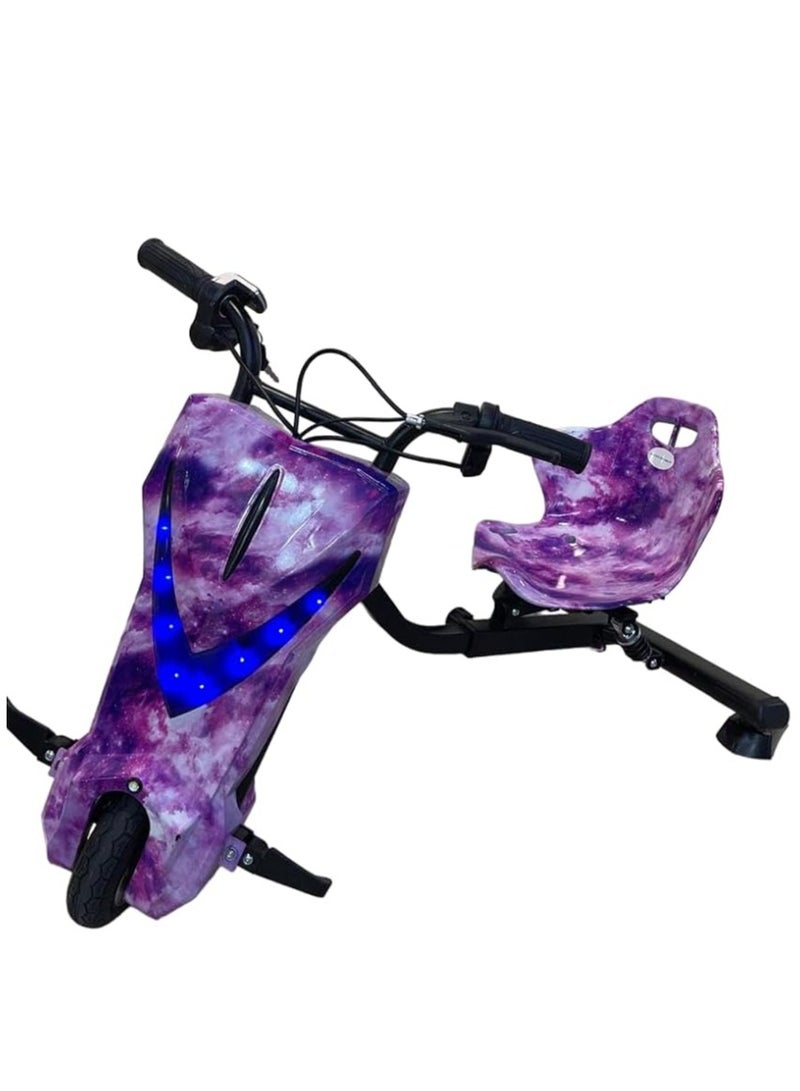 Shard 36V Drifting Scooter 3 Wheel Electric Scooter - 3 Lights - Shock Absorber Safety Gears Speed Up To 20KM/h Driving Modes- Bluetooth- Speaker mix color 1 - Image 4
