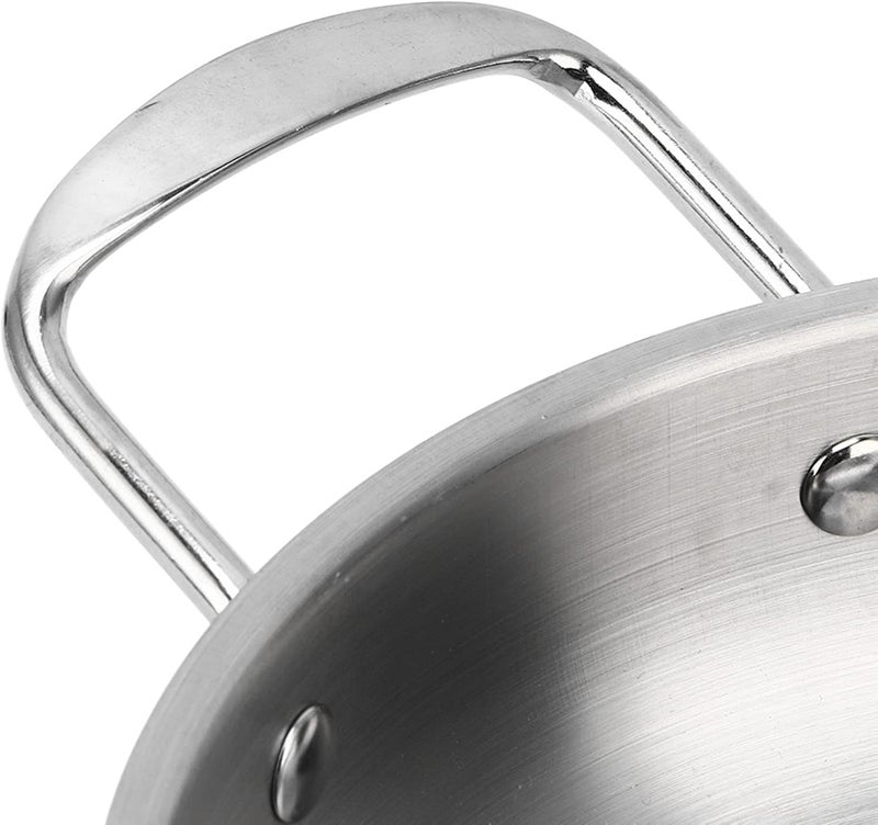 Ramen Pot Durable Stainless Steel Evenly Heating for Cooking Noodle Soup Spaghetti for Home Office Dormitory (18cm) - Image 2