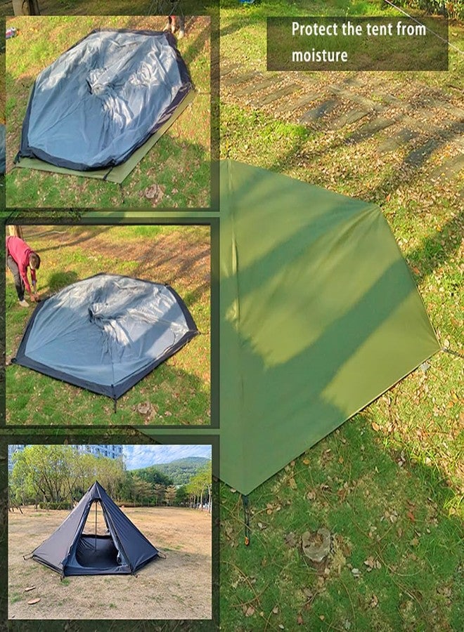 HipierFx 13.5x13.5 ft Tent Footprint Waterproof Camping Tarp Ultralight Mat Under Tent Moisture-Proof Ground Sheet Mat - Image 2