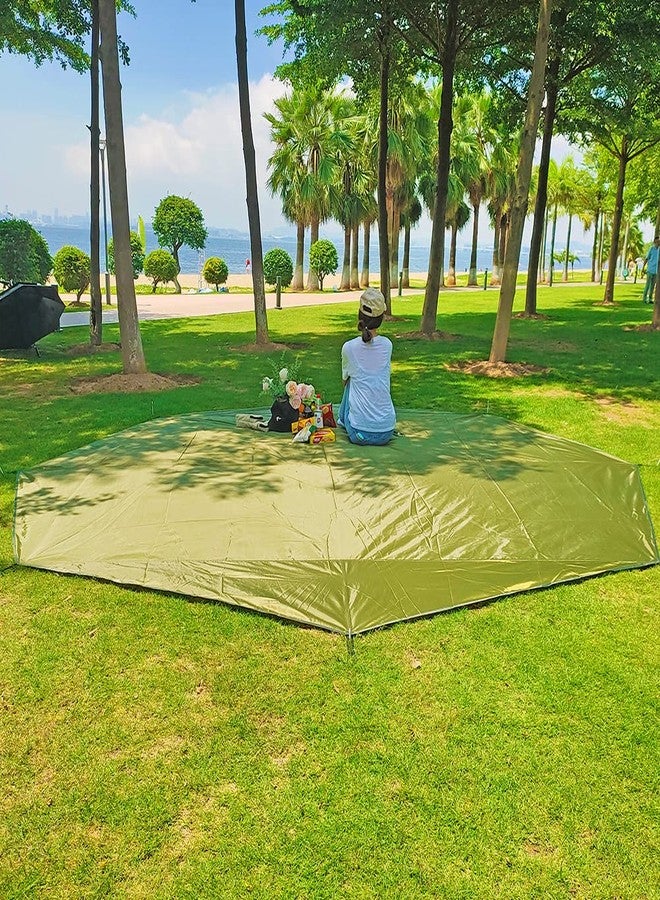 HipierFx 13.5x13.5 ft Tent Footprint Waterproof Camping Tarp Ultralight Mat Under Tent Moisture-Proof Ground Sheet Mat - Image 3