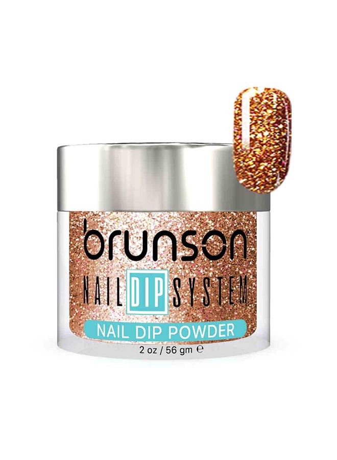 brunson Nail Dip Powder Dip And Buff System Color 56gm, French Nail Art Starter Manicure Salon DIY At Home Odor Free And Long Lasting No Needed Nail Lamp Curing BDG005