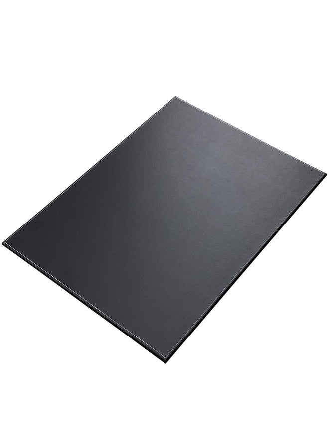 KINGFOM Desk Pad & Mat 24" x 18" Protector Large Mouse Pad PU Leather for Desktops and Laptops (Black) - Image 5