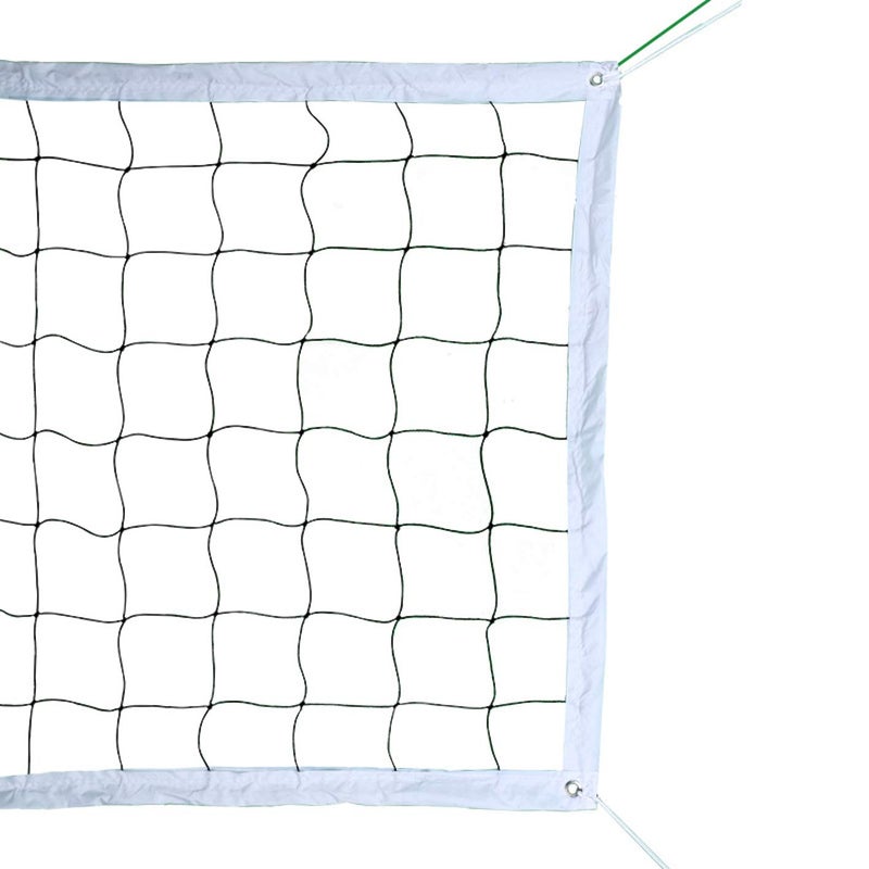 IQSTRP Professional Volleyball Net Outdoor with Aircraft Steel Cable, Heavy Duty VolleyballNet for Backyard, 32x3FT Portable Volleyball Nets for Pool Schoolyard Beach, Badminton/Pro VolleyballNets Set - Image 1