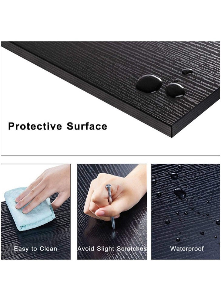 ZUIHAO L Shaped Desk Computer Corner Gaming Desk with Large Monitor Stand,Home Office Writing Table White - Image 3