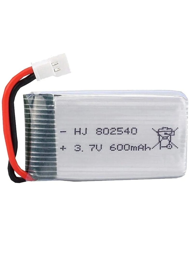 lipo express Lipo battery 600 mAh 3.7V for compatible models of helicopter quad copter drones - Image 1