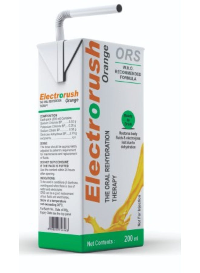 O.R.S ORS Electrorush Orange Ready to Drink 200ml – Fast Hydration & Electrolytes - Image 3