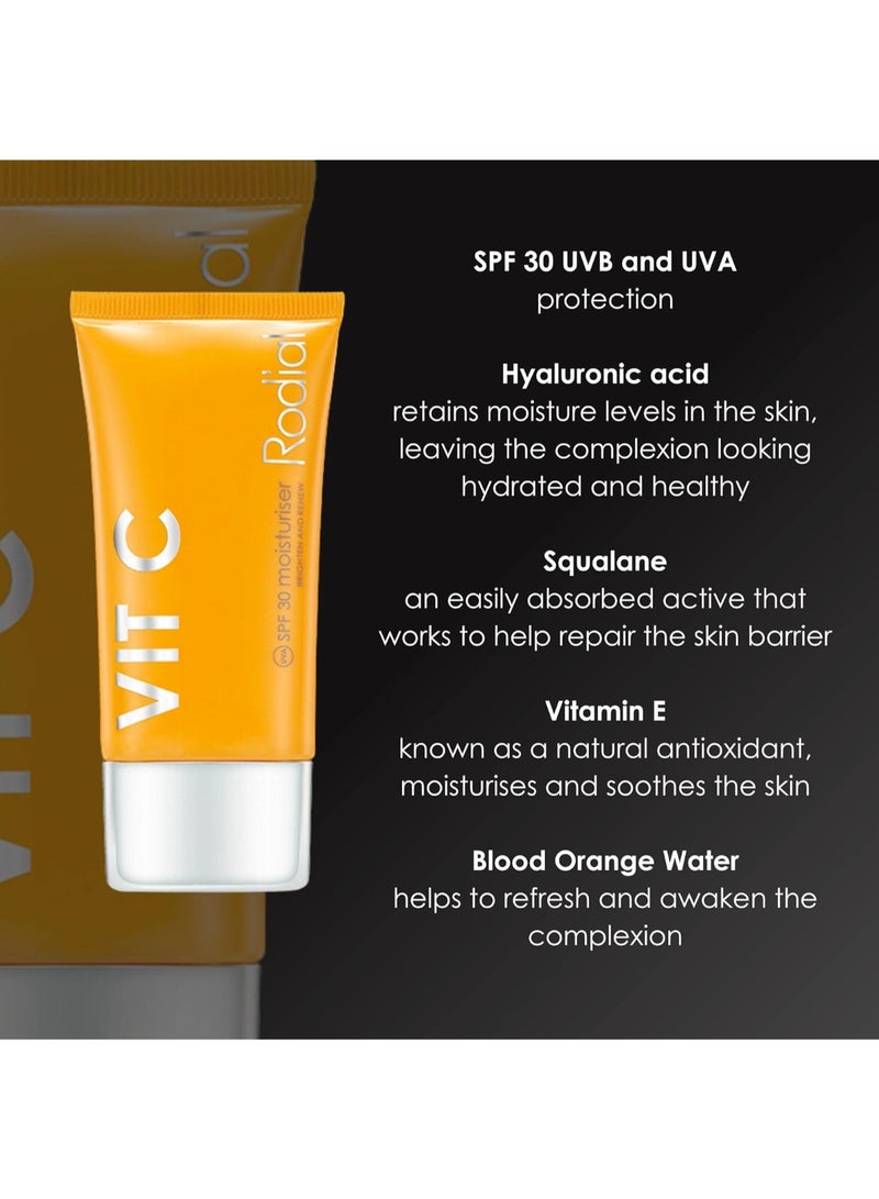 Rodial مرطب روديال فيتامين سي SPF 40 مل - حماية متقدمة للبشرة الحساسة للشمس، فيتامين سي و SPF 30، ترطيب خفيف لتخفيف الكلف 40 مل - Image 3