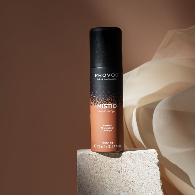 PROVOC MISTIQ Spray Foundation 50 Dusk 75ML - Image 4