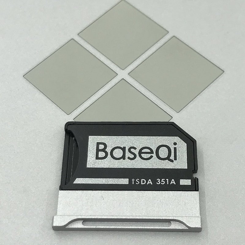 BaseQi Aluminum MicroSD Adapter for Microsoft Surface Book & Surface Book 2 & Surface Book 3 15" (Model-351A) - Image 2