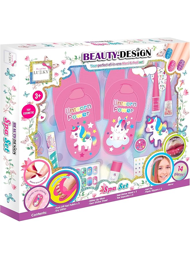 لاكي مجموعة تصميم الجمال مجموعة سبا - Image 1