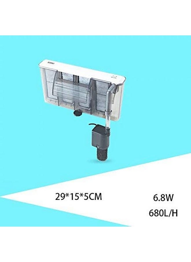 VAYINATO VAYINATO Sobo Wp Series Slim Hanging Filter With Shrimp Safe Filter Sponge For Aquarium Fish Tank(Wp-508H) Suits Upto 3.5 Feet Aquarium Fish Tank  - Image 5