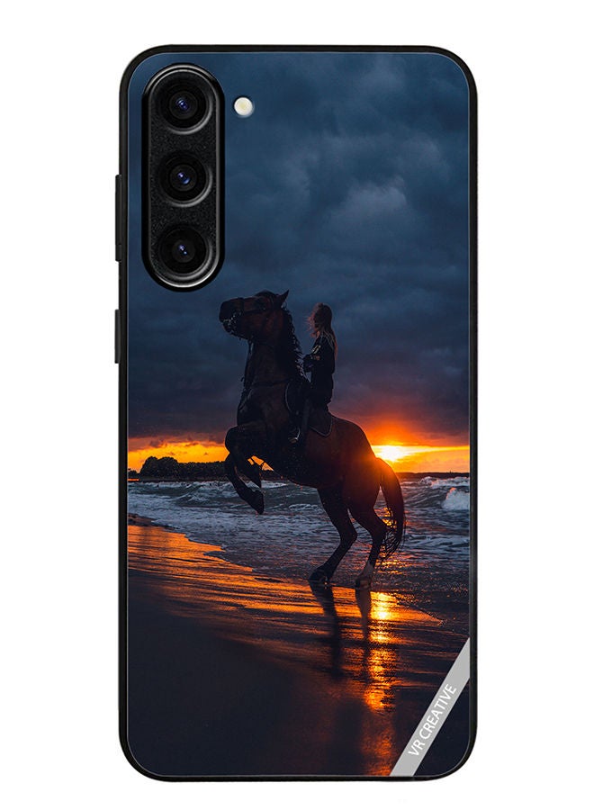 VR CREATIVE Protective Case Cover For Samsung Galaxy S23 Horse1 Design Multicolour - Image 1